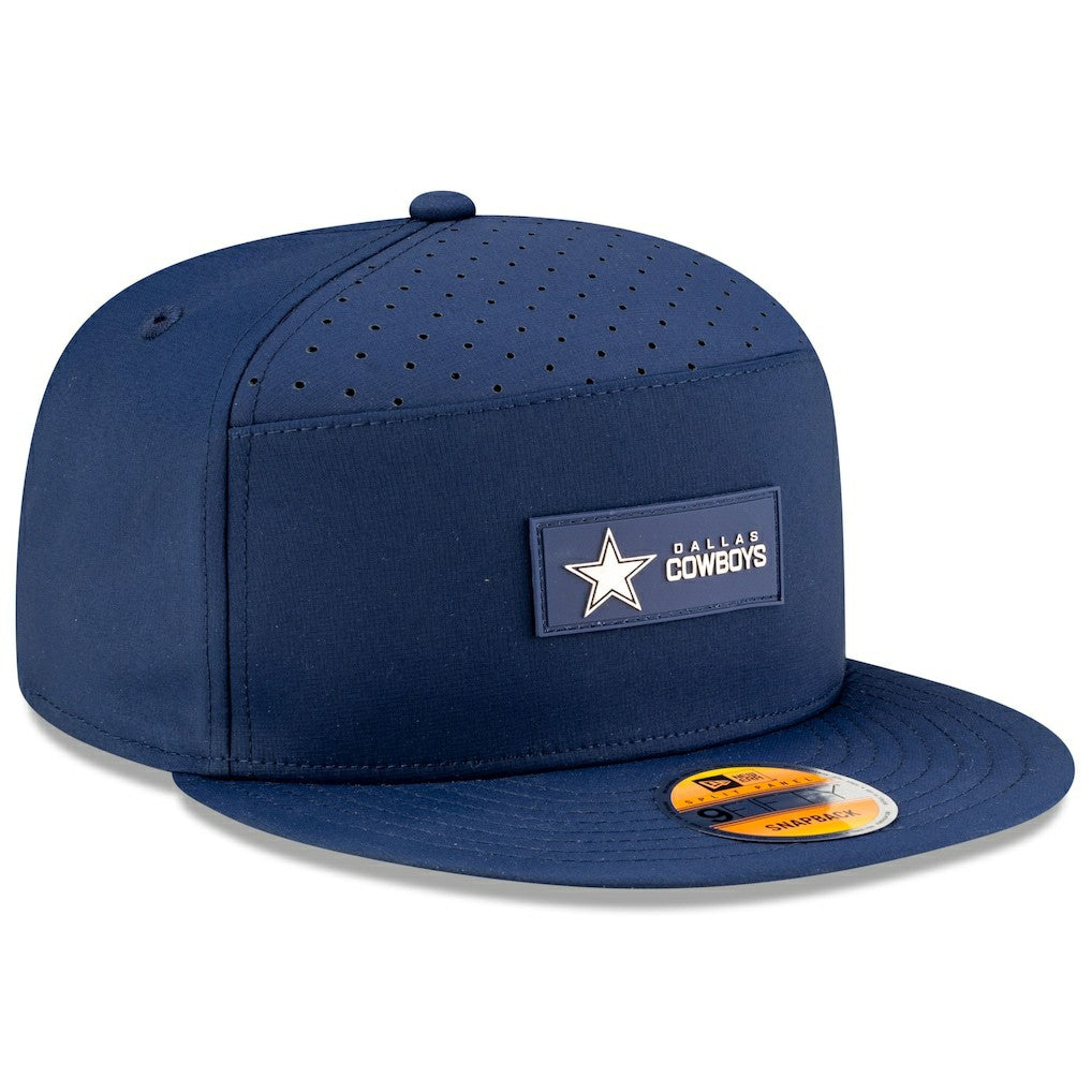 NFL Dallas Cowboys 2025 Sideline Split Panel 9FIFTY Snapback Hat