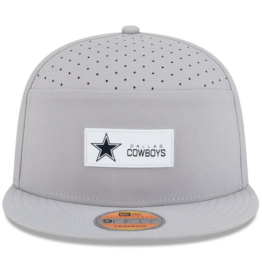 NFL Dallas Cowboys 2025 Sideline Split Panel 9FIFTY Snapback Hat