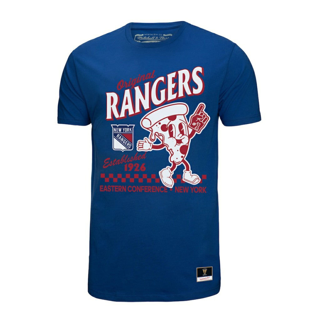 New York Rangers Mitchell & Ness Local Food T-Shirt