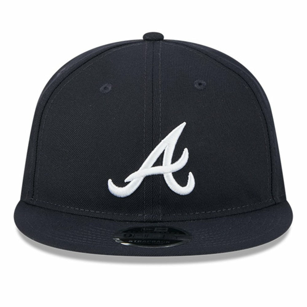Atlanta Braves Baseball Hall of Fame Retro Crown 9FIFTY Adjustable Hat - Navy | New Era