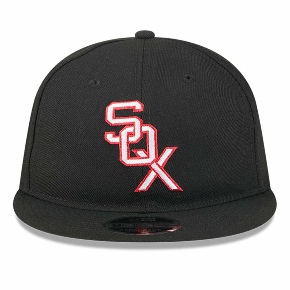 Chicago White Sox Baseball Hall of Fame Retro Crown 9FIFTY Adjustable Hat - Black | New Era