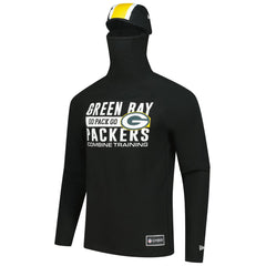 NFL Green Bay Packers Functional Fandom Balaclava Helmet Stripe Tri-Blend Hoodie