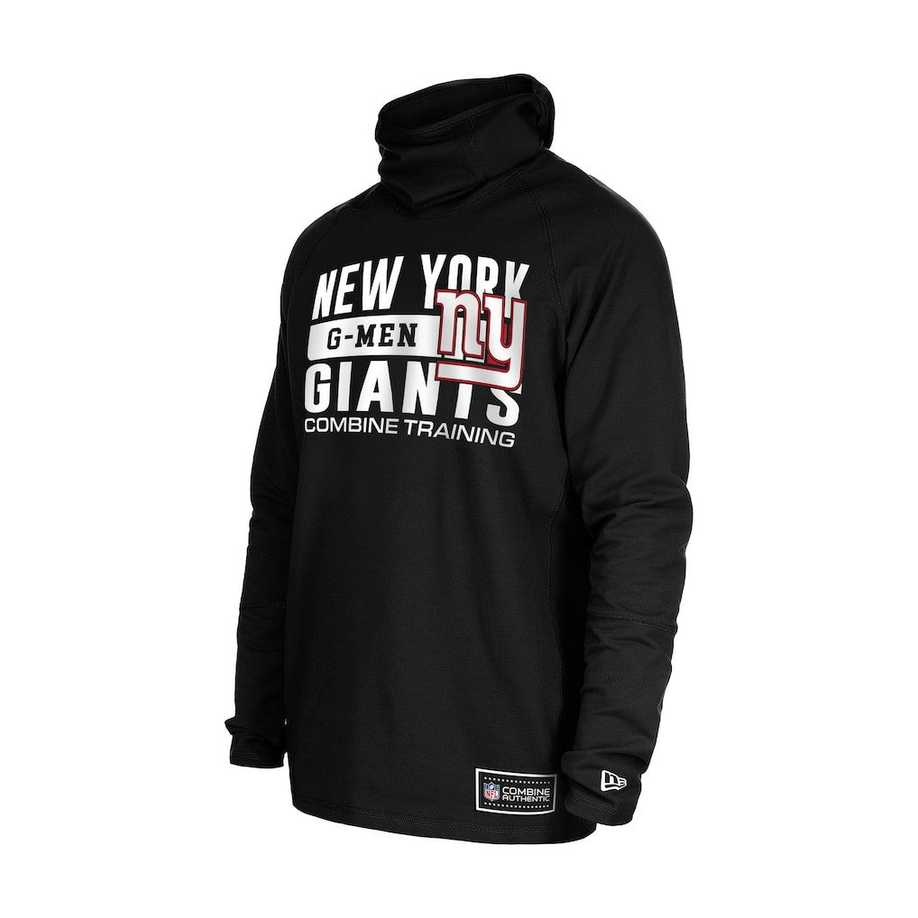 NFL New York Giants Functional Fandom Balaclava Helmet Stripe Tri-Blend Hoodie
