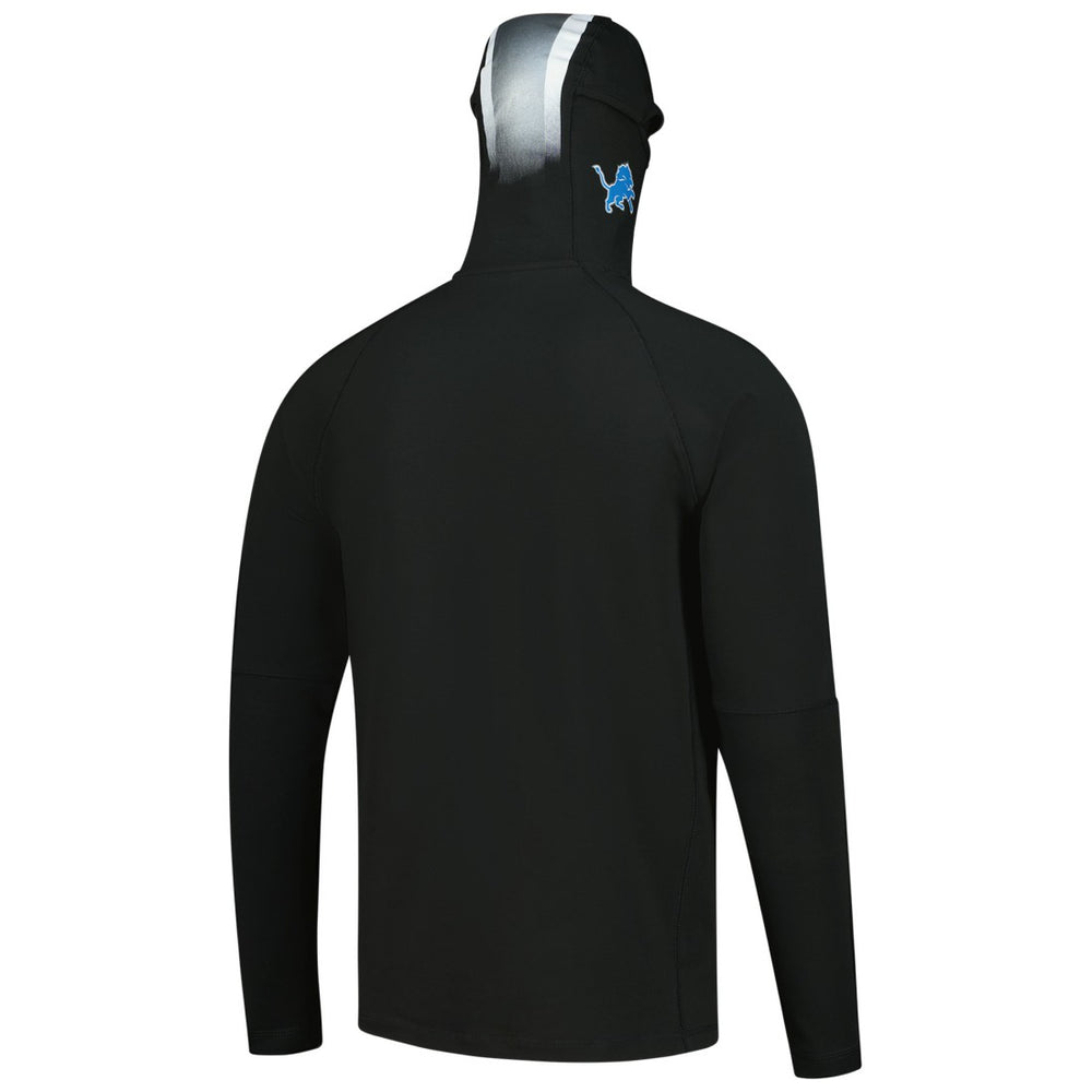 NFL Detroit Lions Functional Fandom Balaclava Helmet Stripe Tri-Blend Hoodie