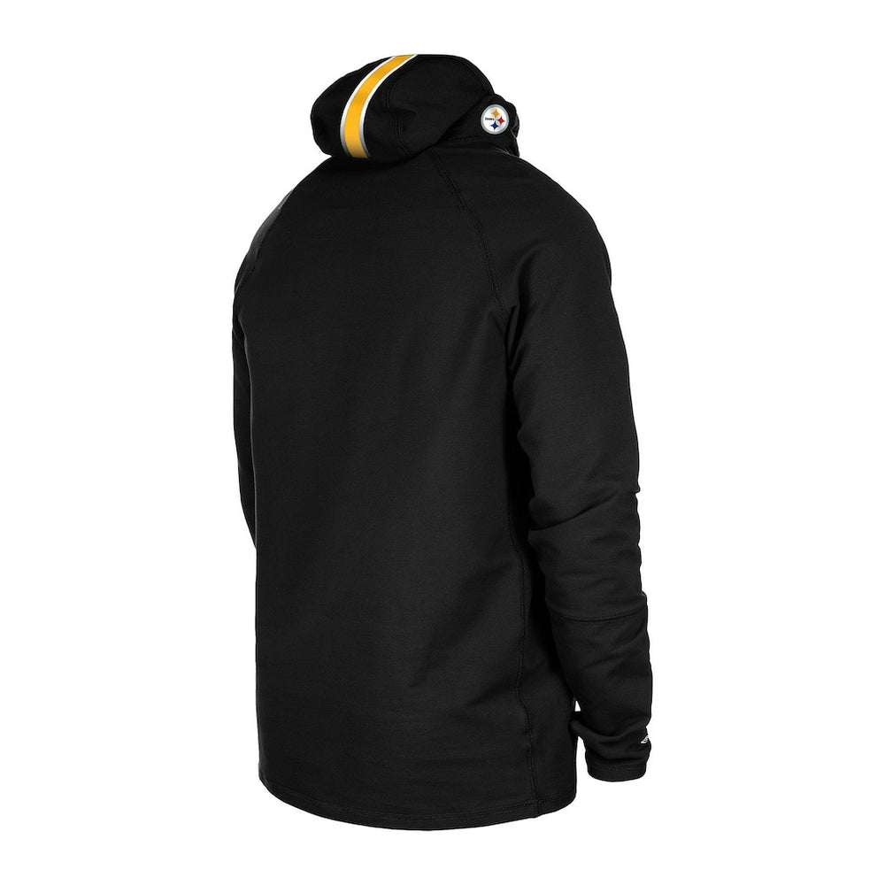NFL Pittsburgh Steelers Functional Fandom Balaclava Helmet Stripe Tri-Blend Hoodie
