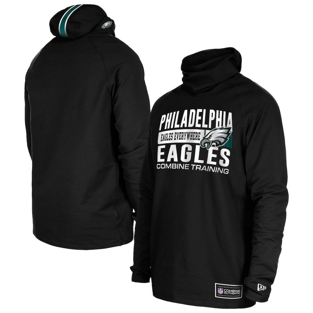 NFL Philadelphia Eagles Functional Fandom Balaclava Helmet Stripe Tri-Blend Hoodie