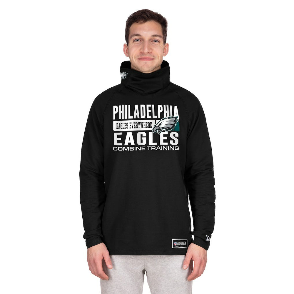 NFL Philadelphia Eagles Functional Fandom Balaclava Helmet Stripe Tri-Blend Hoodie