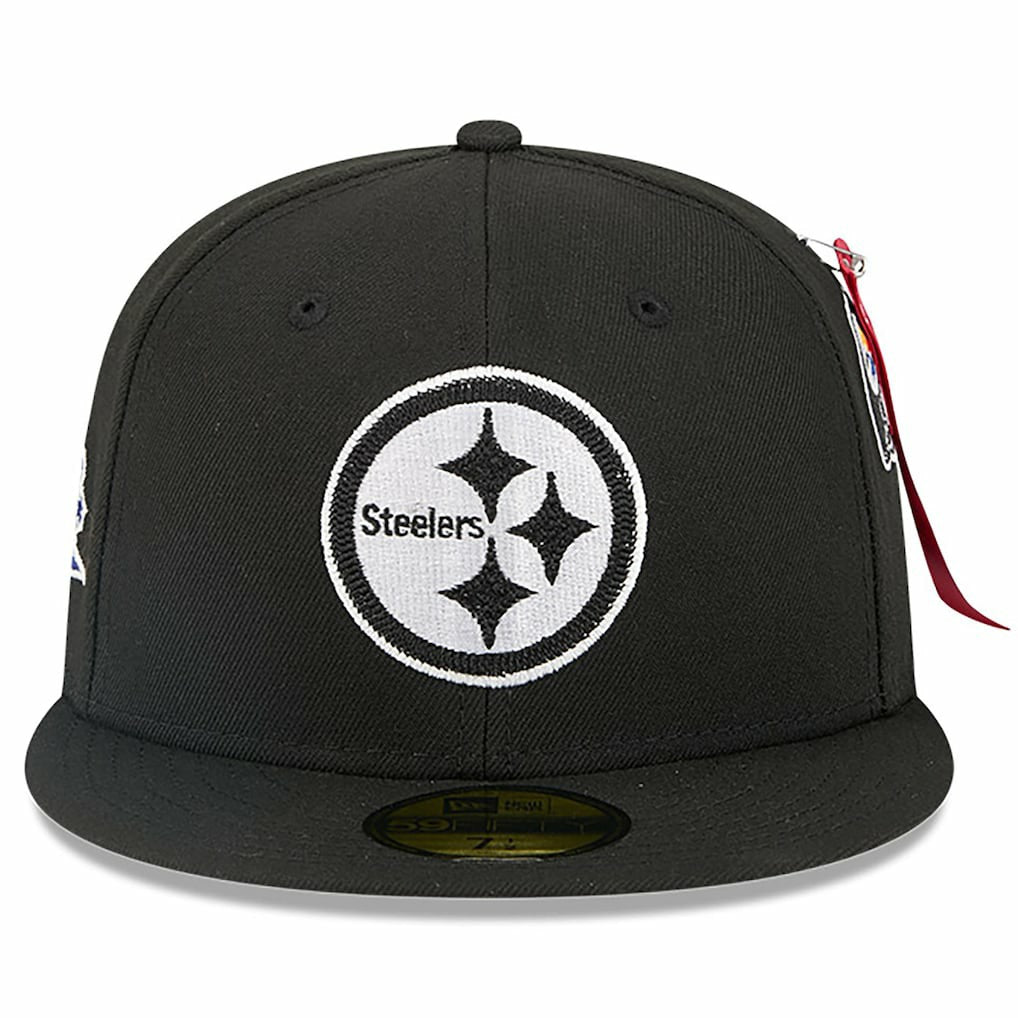 NFL Pittsburgh Steelers x Alpha Industries 59FIFTY Fitted Hat