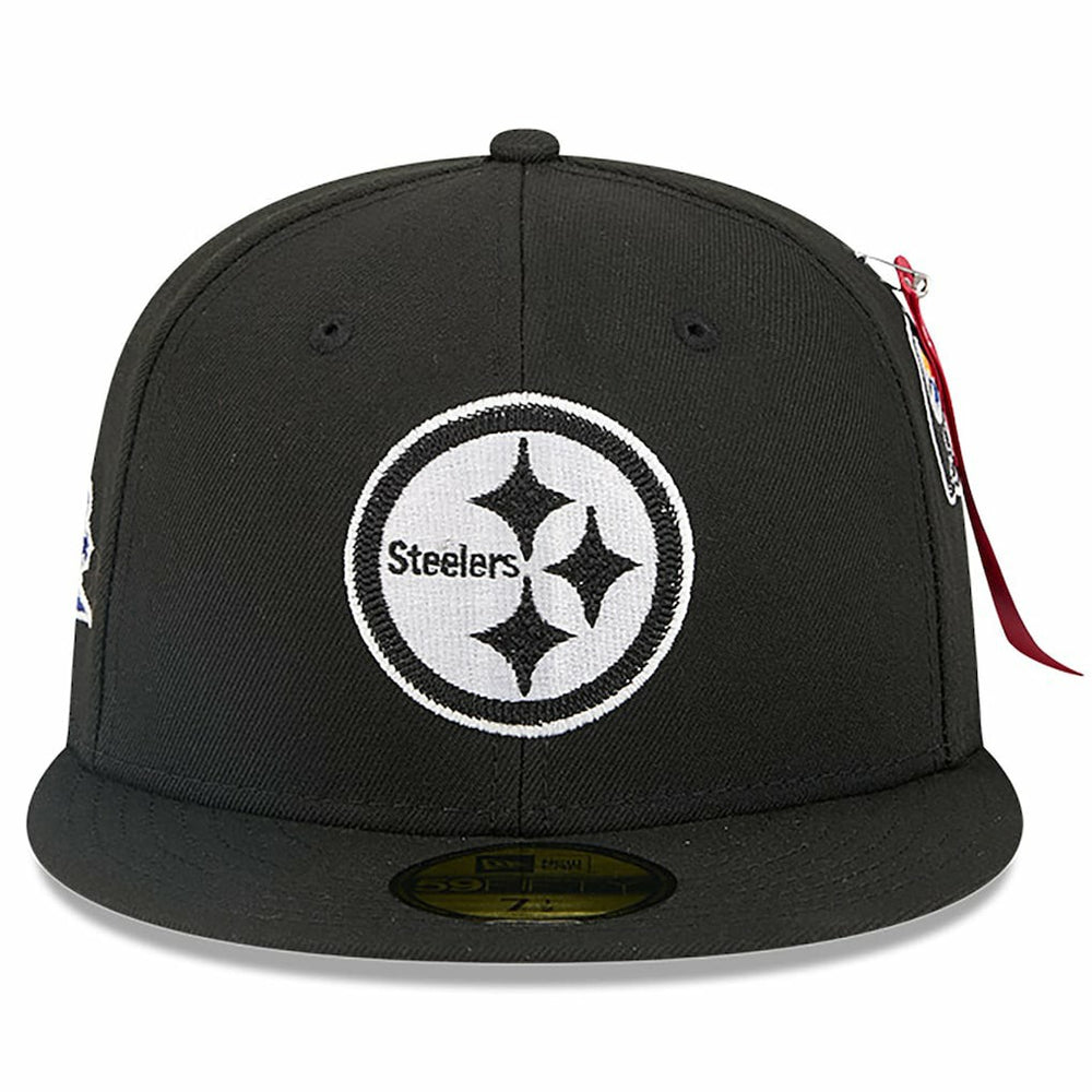 NFL Pittsburgh Steelers x Alpha Industries 59FIFTY Fitted Hat