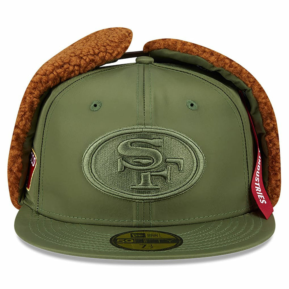 NFL San Francisco 49ers x Alpha Industries Dog Ears 59FIFTY Fitted Hat