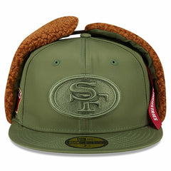 NFL San Francisco 49ers x Alpha Industries Dog Ears 59FIFTY Fitted Hat