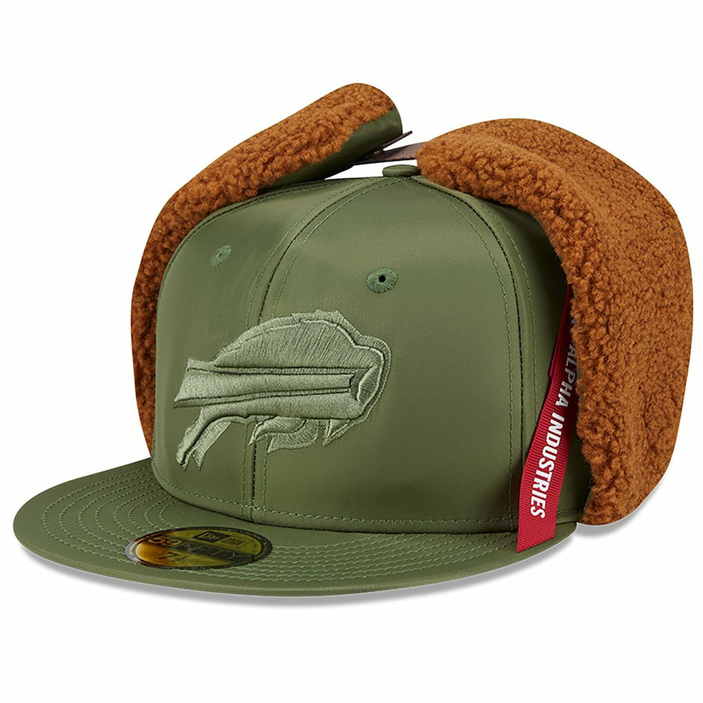 NFL Buffalo Bills x Alpha Industries Dog Ears 59FIFTY Fitted Hat