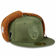 NFL Las Vegas Raiders x Alpha Industries Dog Ears 59FIFTY Fitted Hat