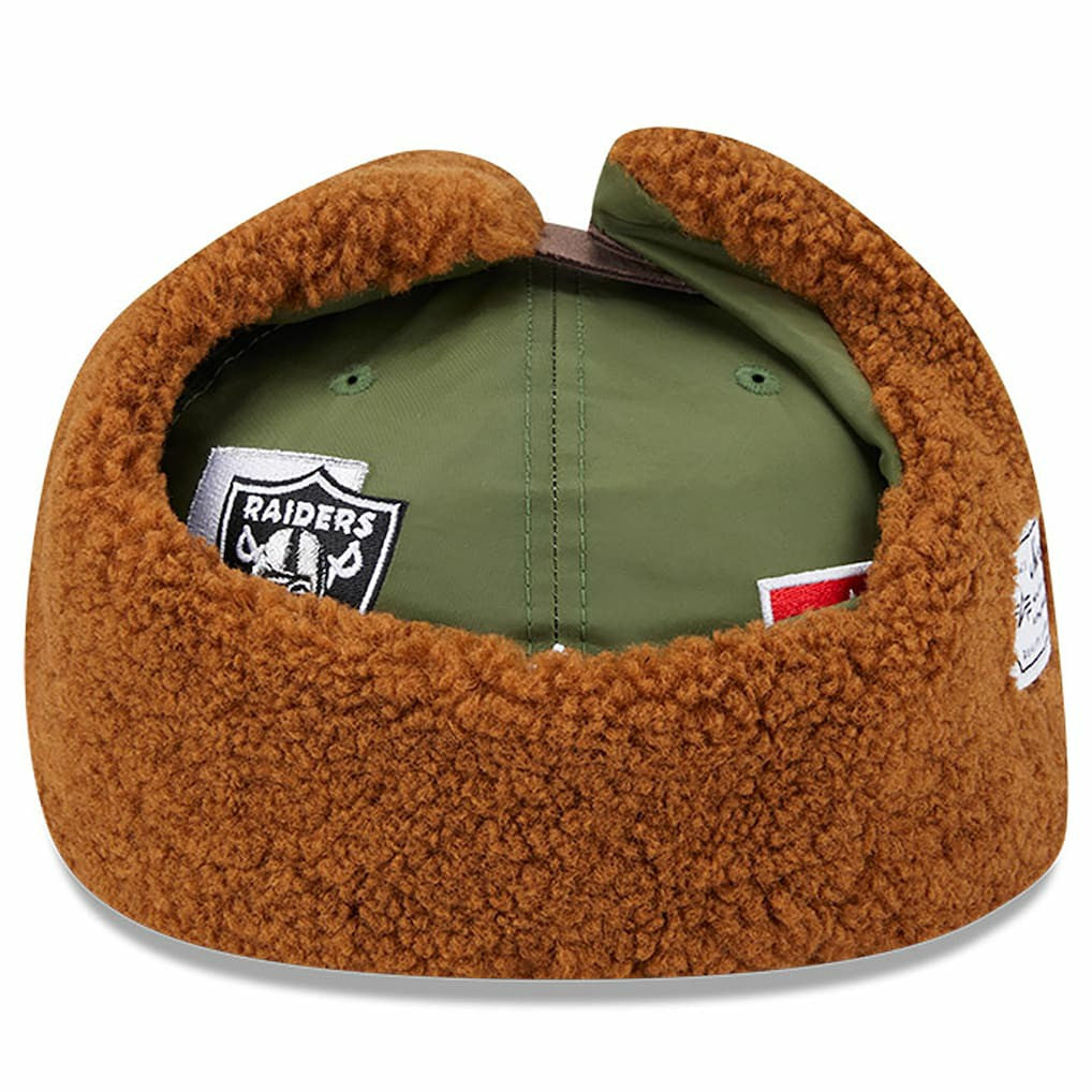 NFL Las Vegas Raiders x Alpha Industries Dog Ears 59FIFTY Fitted Hat