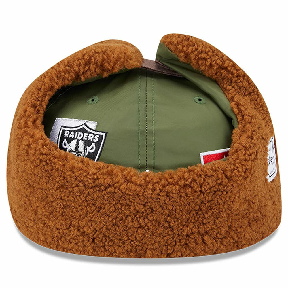 NFL Las Vegas Raiders x Alpha Industries Dog Ears 59FIFTY Fitted Hat