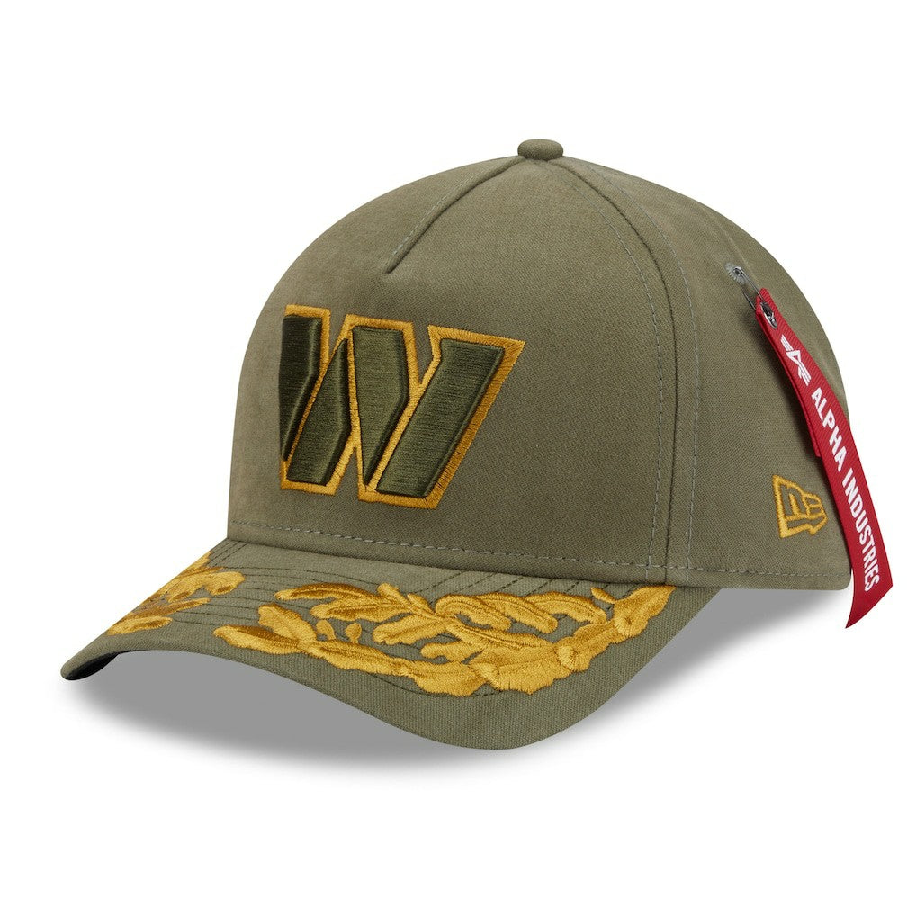 NFL Washington Commanders x Alpha Industries A-Frame 9FORTY Adjustable Hat
