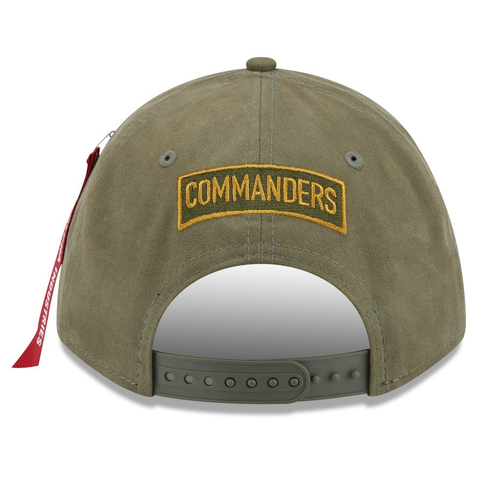 NFL Washington Commanders x Alpha Industries A-Frame 9FORTY Adjustable Hat