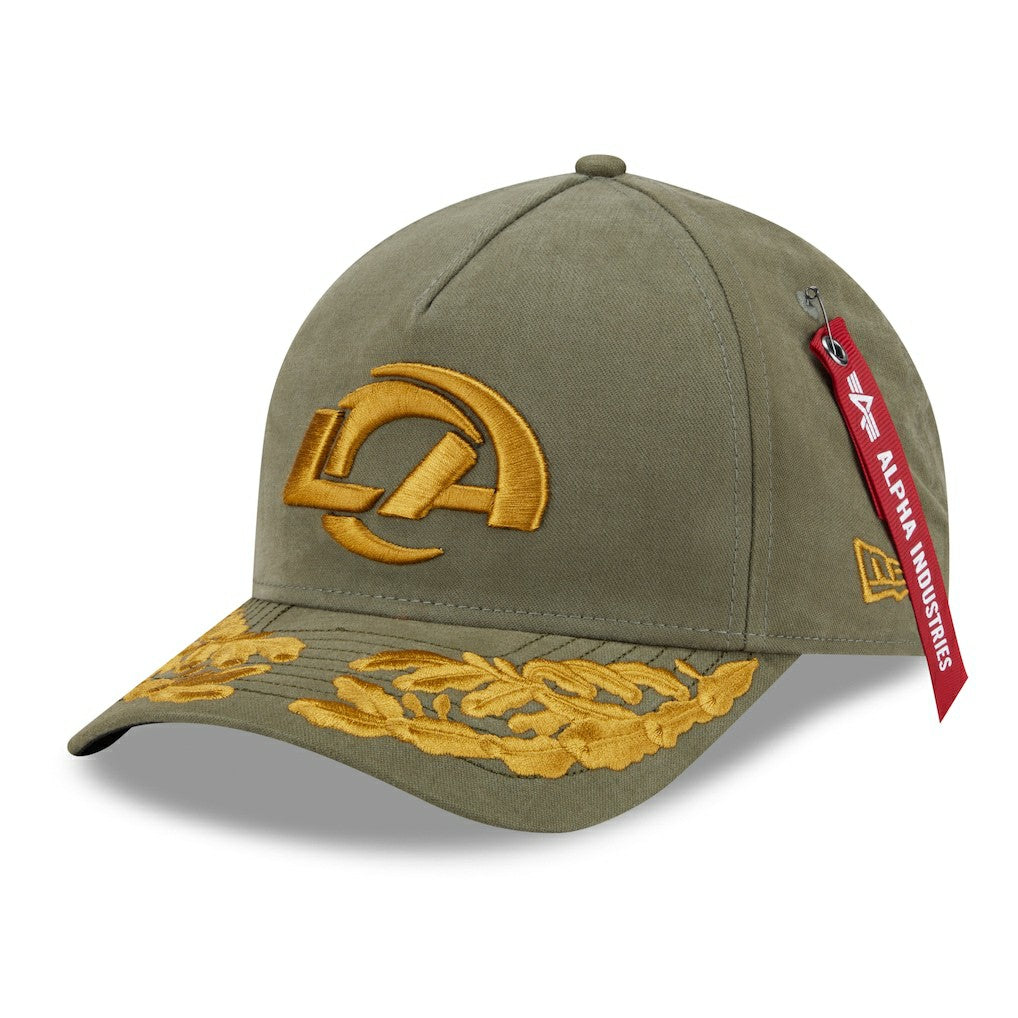 NFL Los Angeles Rams x Alpha Industries A-Frame 9FORTY Adjustable Hat