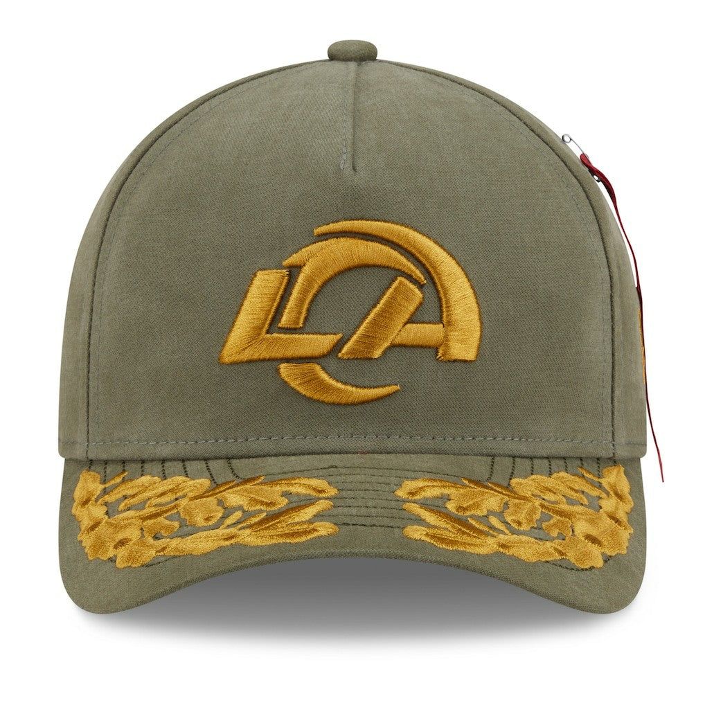 NFL Los Angeles Rams x Alpha Industries A-Frame 9FORTY Adjustable Hat