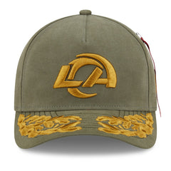 NFL Los Angeles Rams x Alpha Industries A-Frame 9FORTY Adjustable Hat
