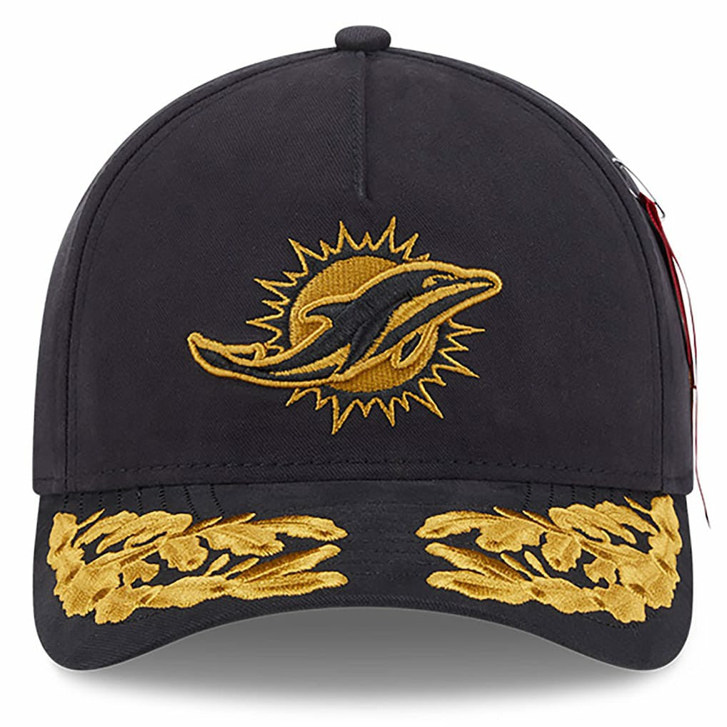 NFL Miami Dolphins x Alpha Industries A-Frame 9FORTY Adjustable Hat