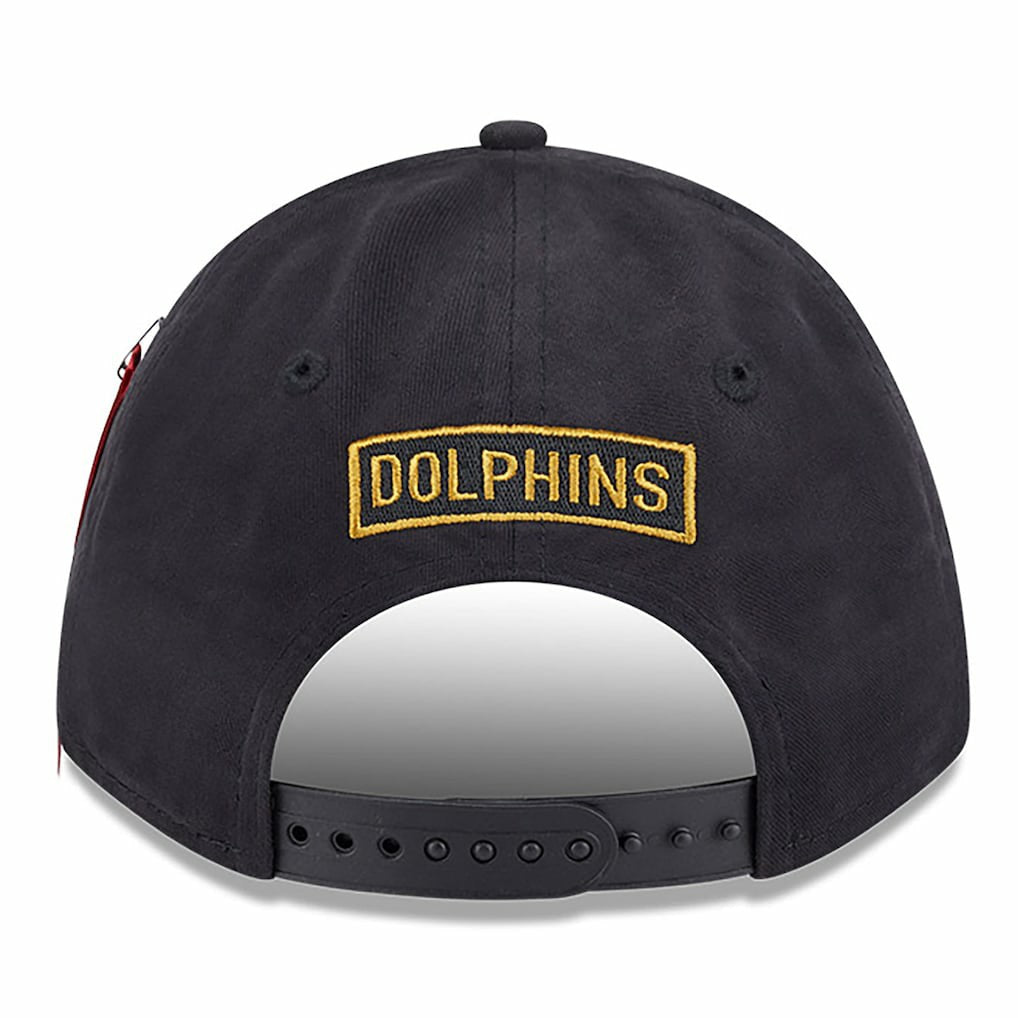 NFL Miami Dolphins x Alpha Industries A-Frame 9FORTY Adjustable Hat