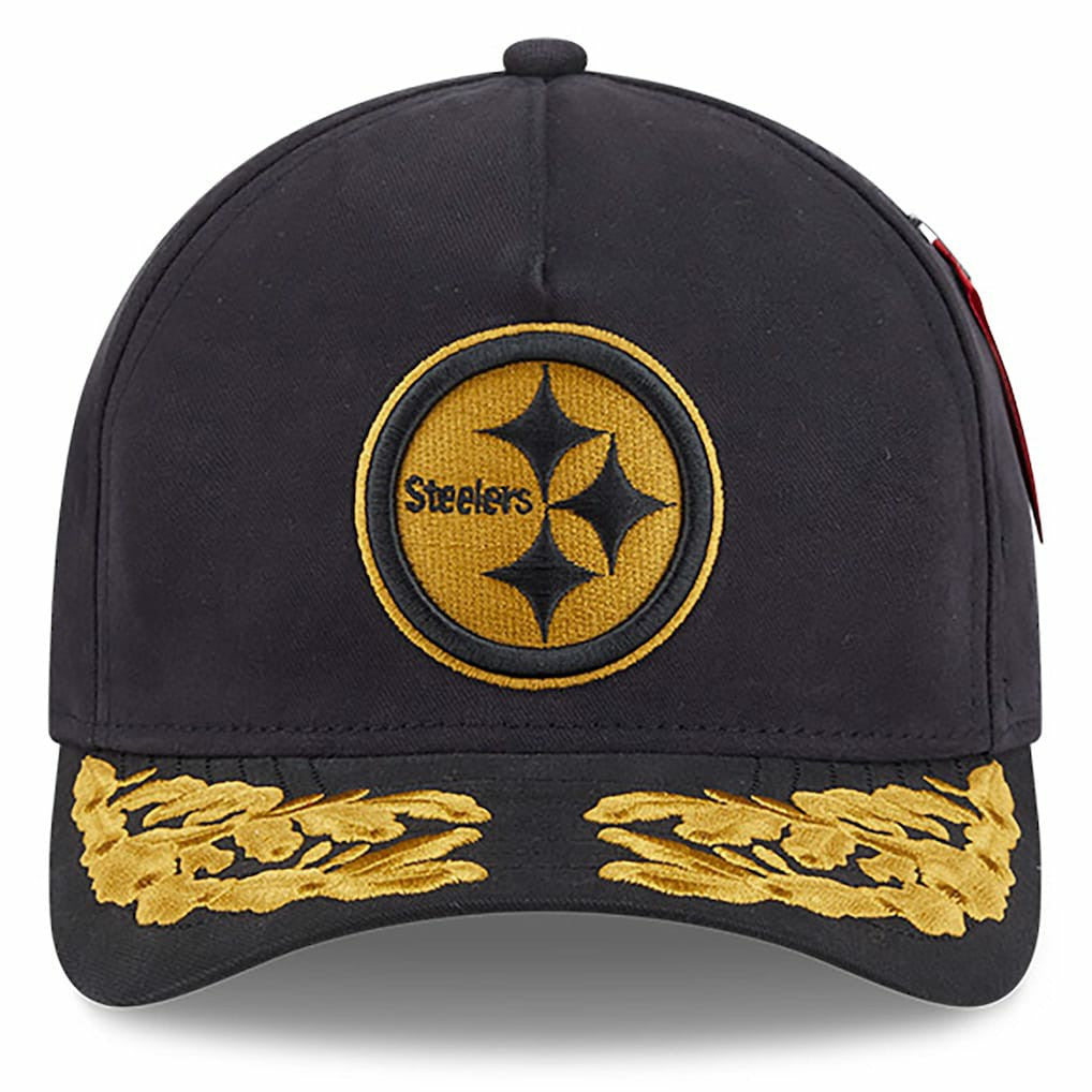 NFL Pittsburgh Steelers x Alpha Industries A-Frame 9FORTY Adjustable Hat