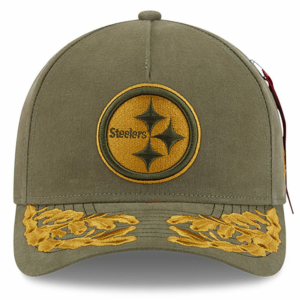 NFL Pittsburgh Steelers x Alpha Industries A-Frame 9FORTY Adjustable Hat