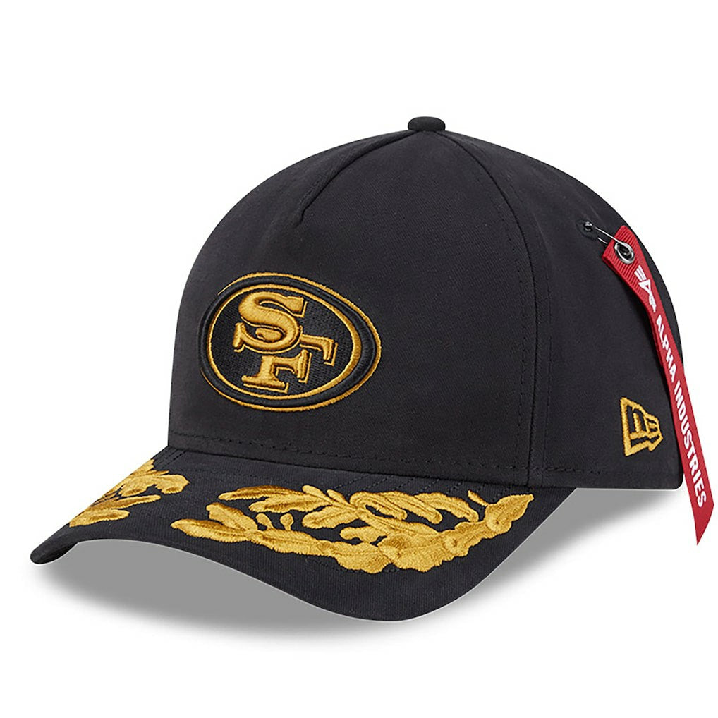 NFL San Francisco 49ers x Alpha Industries A-Frame 9FORTY Adjustable Hat