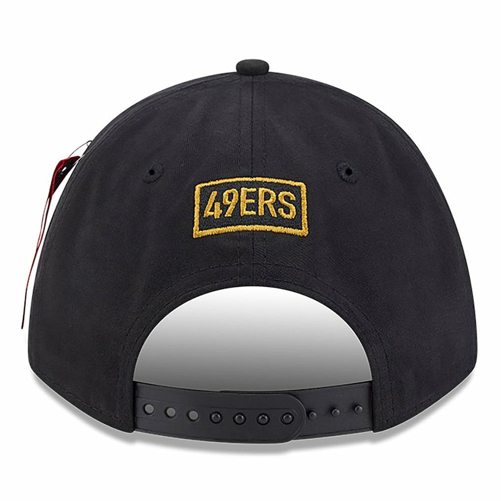 NFL San Francisco 49ers x Alpha Industries A-Frame 9FORTY Adjustable Hat
