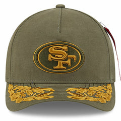 NFL San Francisco 49ers x Alpha Industries A-Frame 9FORTY Adjustable Hat
