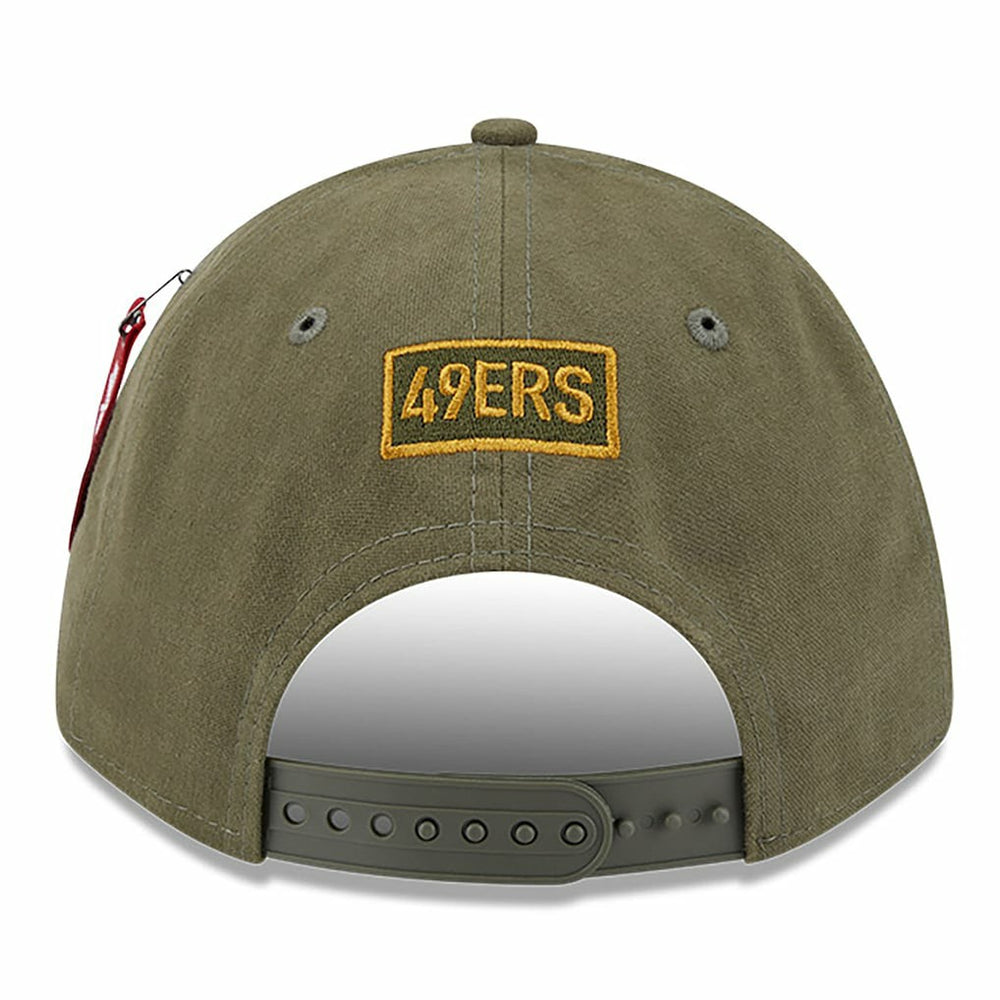 NFL San Francisco 49ers x Alpha Industries A-Frame 9FORTY Adjustable Hat