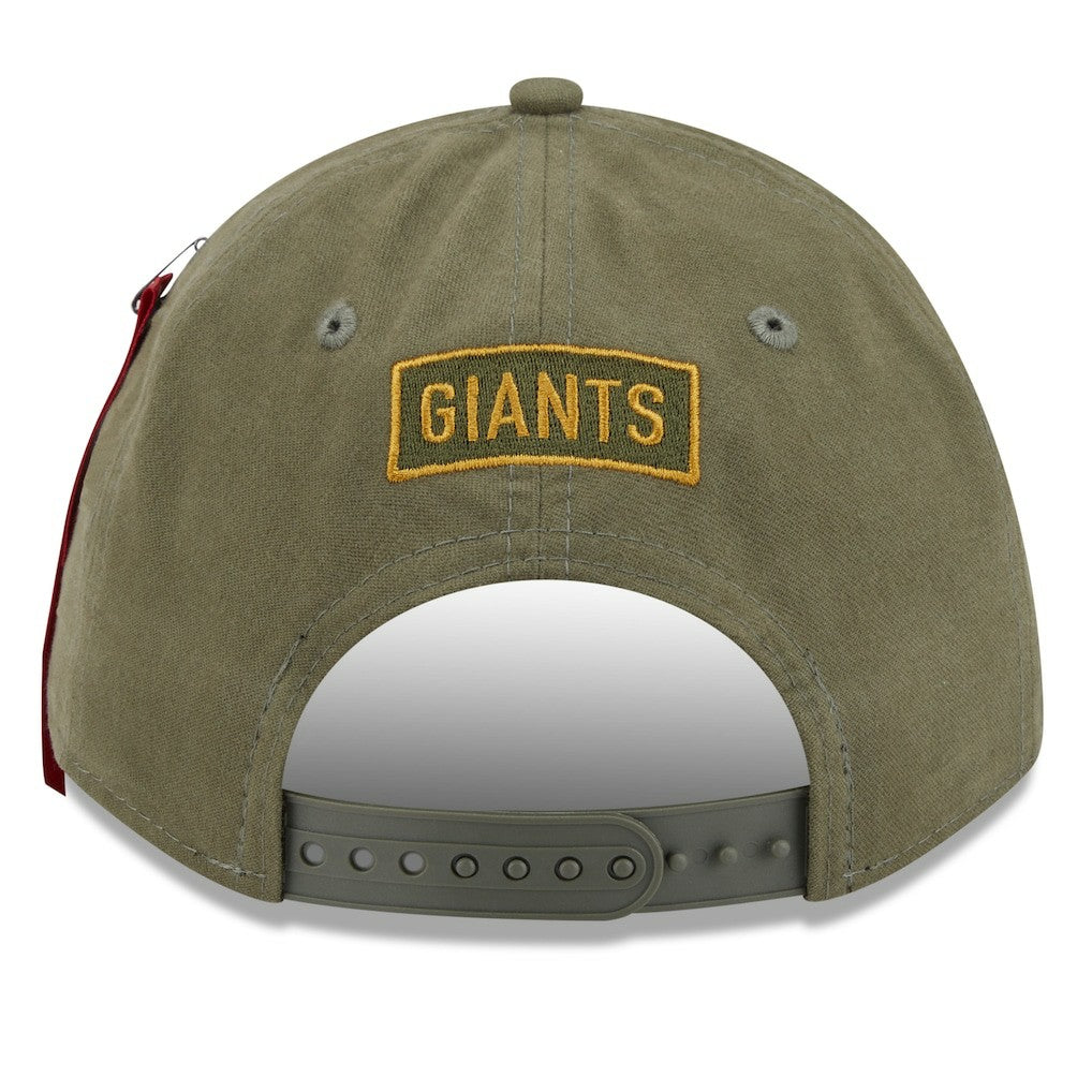 NFL New York Giants x Alpha Industries A-Frame 9FORTY Adjustable Hat
