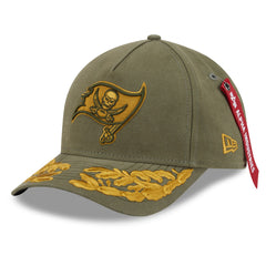 NFL Tampa Bay Buccaneers x Alpha Industries A-Frame 9FORTY Adjustable Hat