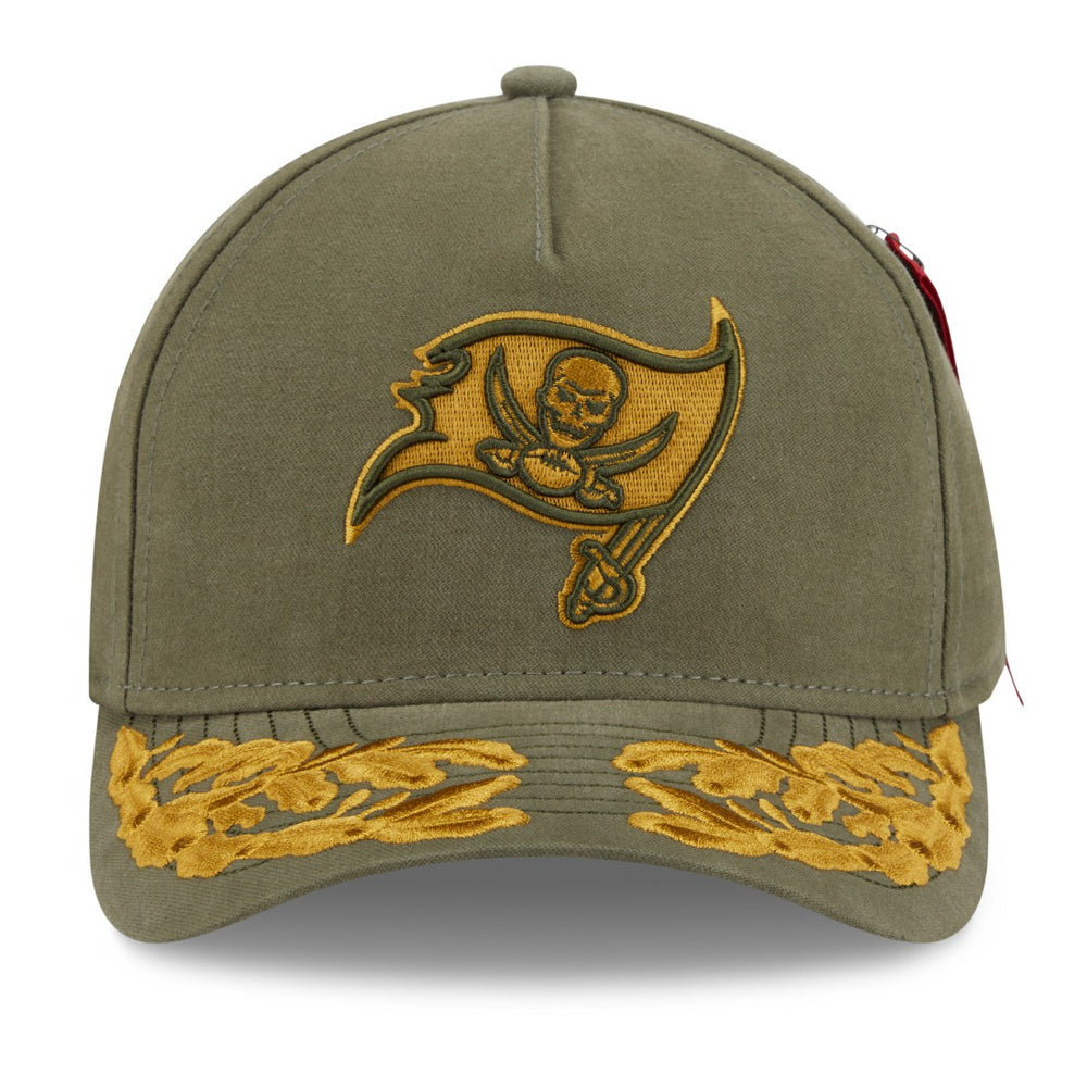 NFL Tampa Bay Buccaneers x Alpha Industries A-Frame 9FORTY Adjustable Hat