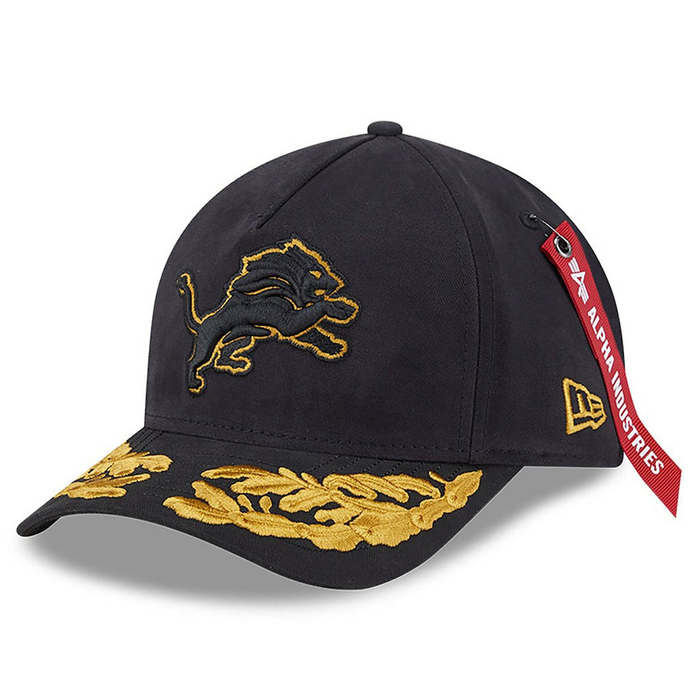 NFL Detroit Lions x Alpha Industries A-Frame 9FORTY Adjustable Hat