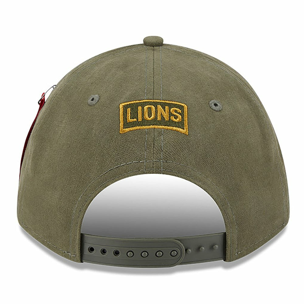 NFL Detroit Lions x Alpha Industries A-Frame 9FORTY Adjustable Hat