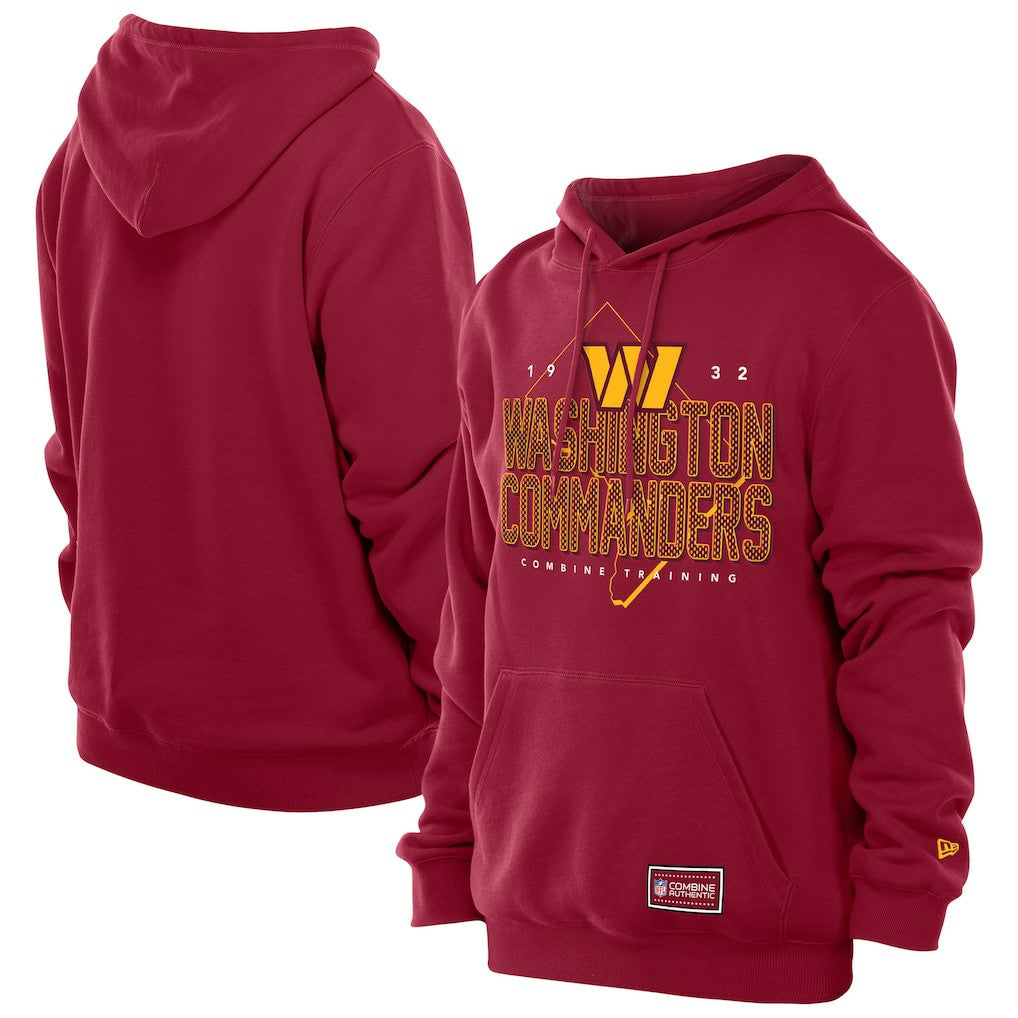 NFL Washington Commanders Combine Authentic Local State Throwback Hoodie
