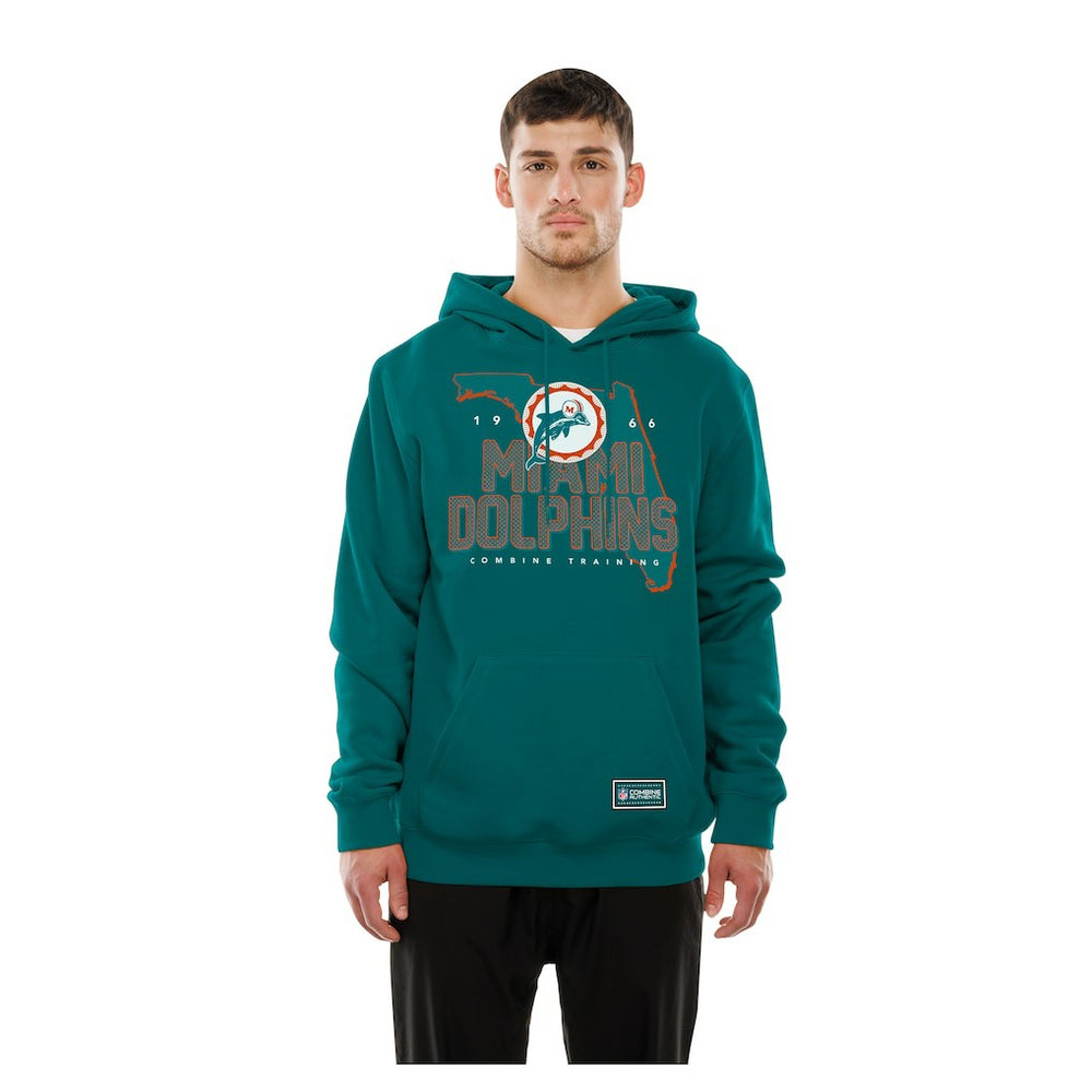 NFL Miami Dolphins Combine Authentic Local State Throwback Hoodie