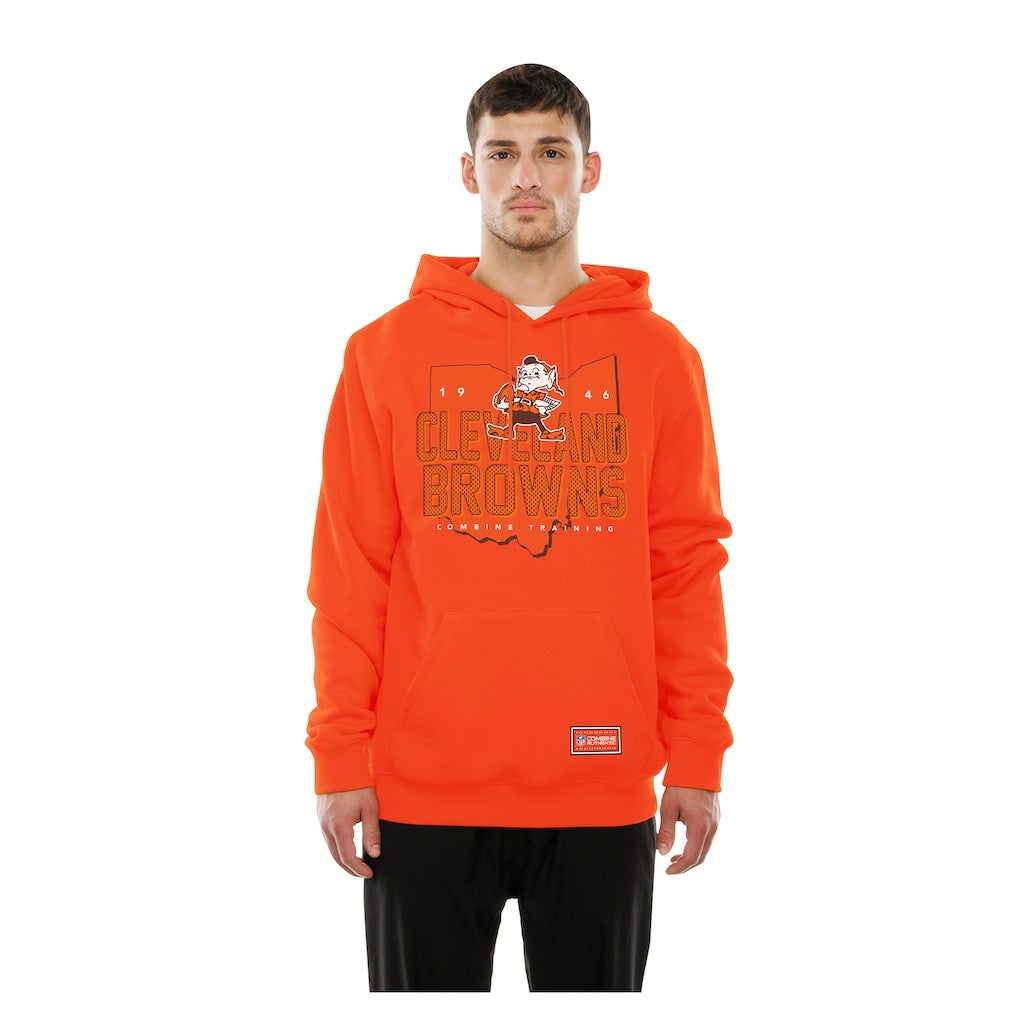 NFL Cleveland Browns Combine Authentic Local State Throwback Hoodie
