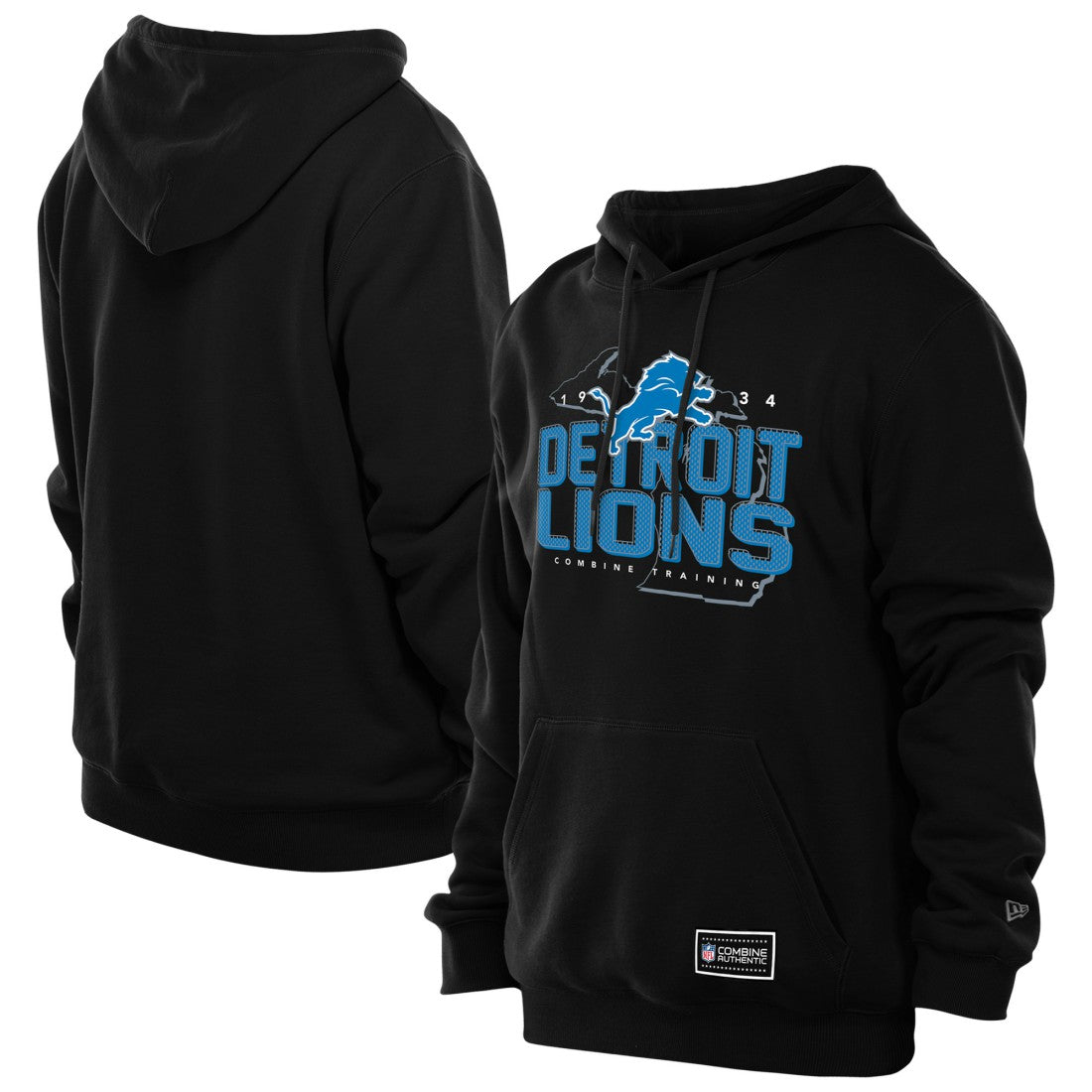 NFL Detroit Lions Combine Authentic Local State Hoodie