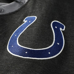 NFL Indianapolis Colts Women's Plus Size Throwback Lace-Up Long Sleeve T-Shirt