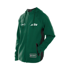 NFL New York Jets Combine Authentic Raglan Scuba Full-Zip Hoodie