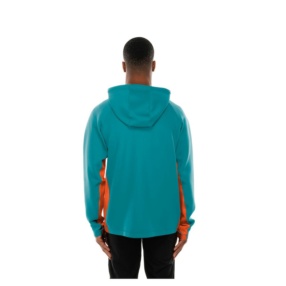 NFL Miami Dolphins Combine Authentic Raglan Scuba Full-Zip Hoodie
