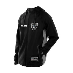 NFL Las Vegas Raiders Combine Authentic Raglan Scuba Full-Zip Hoodie