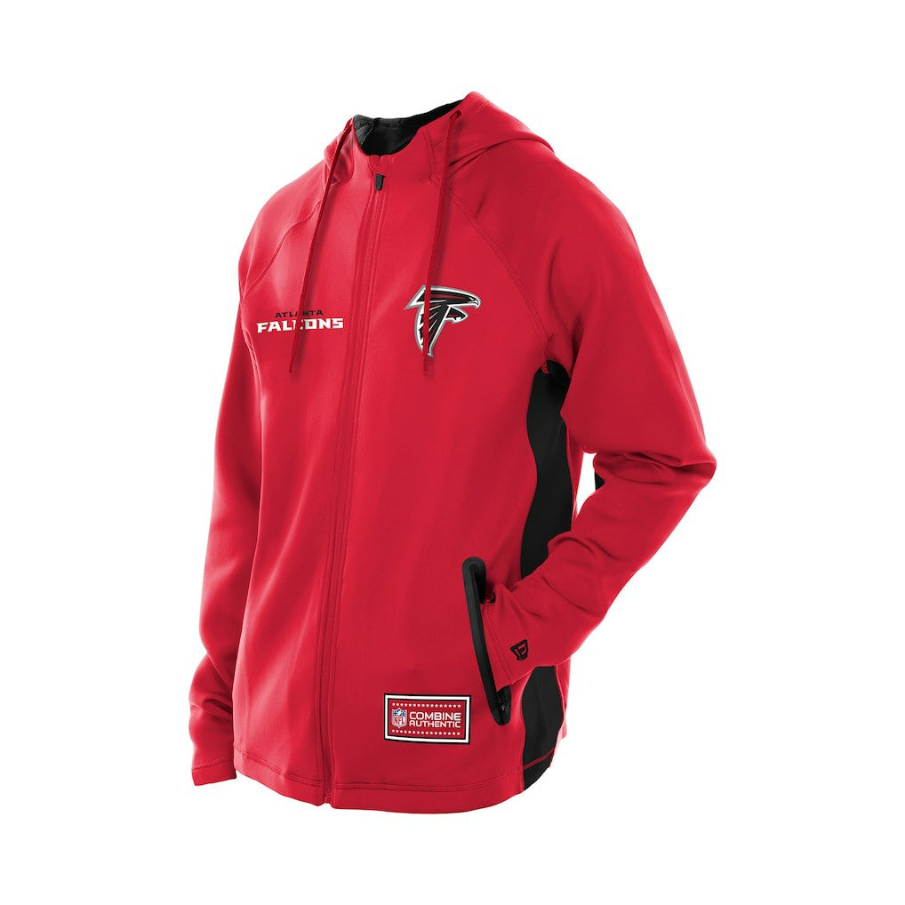 NFL Atlanta Falcons Combine Authentic Raglan Scuba Full-Zip Hoodie