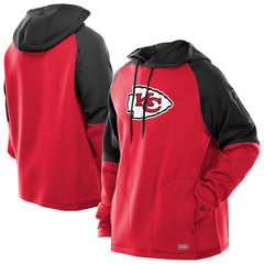 NFL Kansas City Chiefs Combine Authentic Color Block Raglan Pullover Hoodie