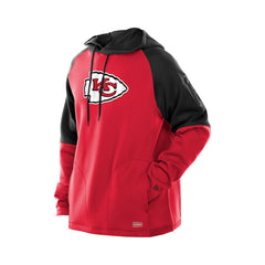 NFL Kansas City Chiefs Combine Authentic Color Block Raglan Pullover Hoodie