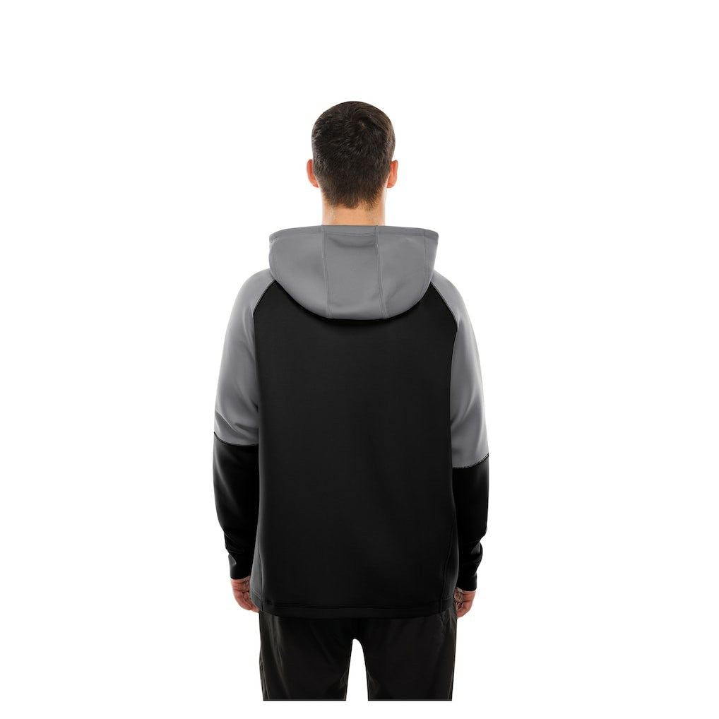 NFL Las Vegas Raiders Combine Authentic Color Block Raglan Pullover Hoodie