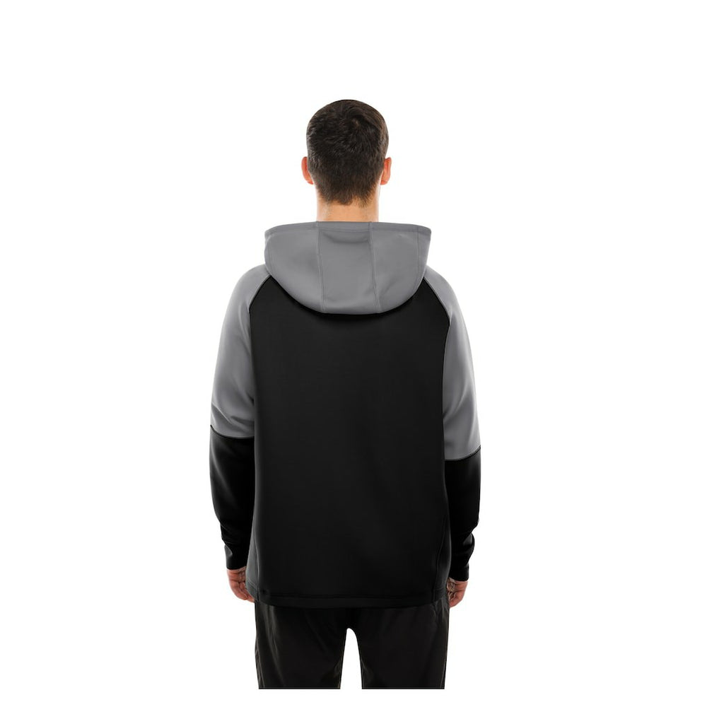 NFL Las Vegas Raiders Combine Authentic Color Block Raglan Pullover Hoodie